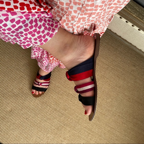 Diane von Furstenberg Bree Knotted Flat Slide Sandal - Picture 6 of 16